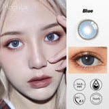 Mystery Blue Colored Contacts