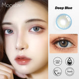 Delight Deep Blue Colored Contacts
