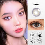 Gleam Violet Colored Contacts