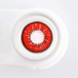 Flame Red Colored Contacts
