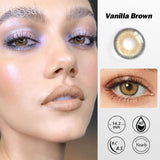Iris Vanilla Brown Colored Contacts