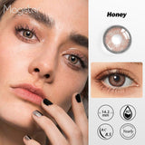 Iris Honey Colored Contacts