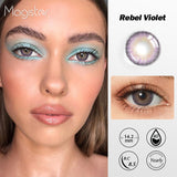 Iris II Rebel Violet Colored Contacts