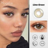 Desire Lime Green Colored Contacts