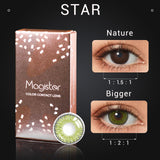 Star Gemstone Green Colored Contacts