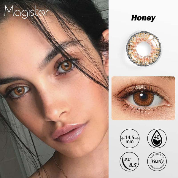 Star Honey Colored Contacts