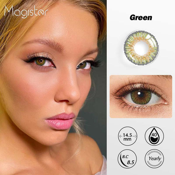 Star Green Colored Contacts