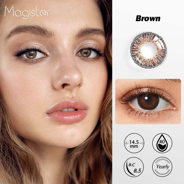 Star Brown Colored Contacts