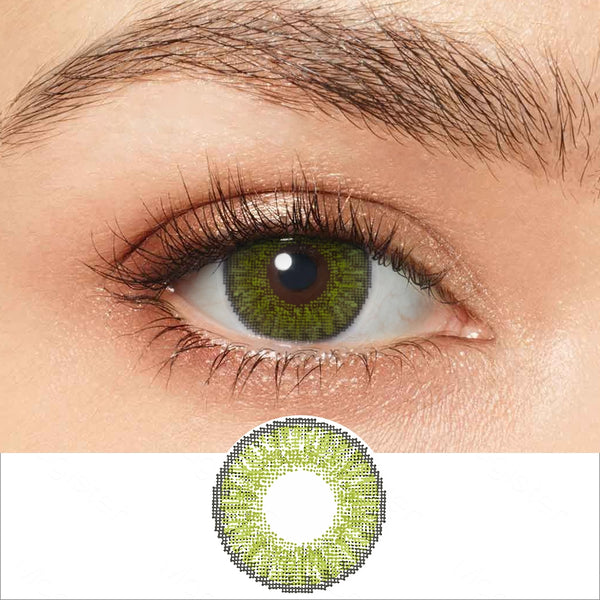 Star Gemstone Green Colored Contacts