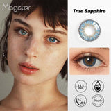 Star True Sapphire Colored Contacts