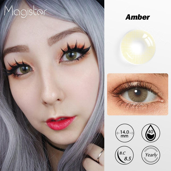 Queen Amber Colored Contacts