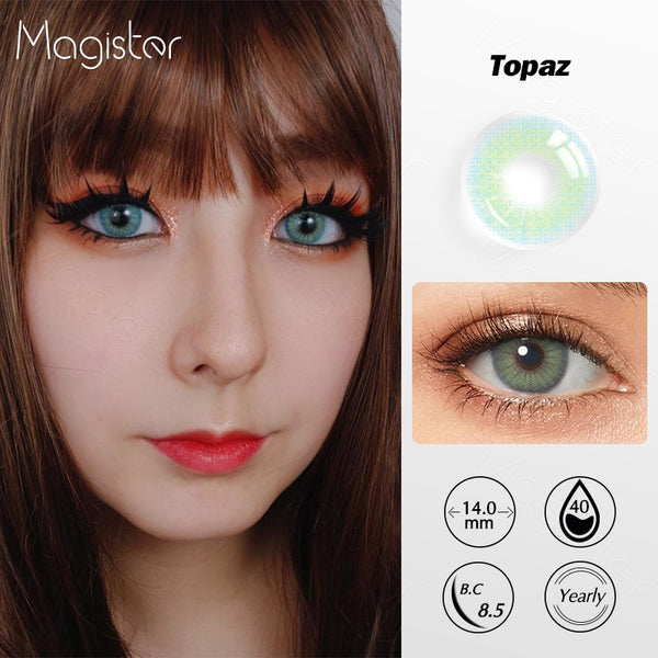 Queen Topaz Colored Contacts