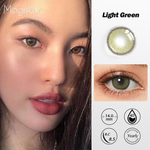 Mystery Light Green Colored Contacts