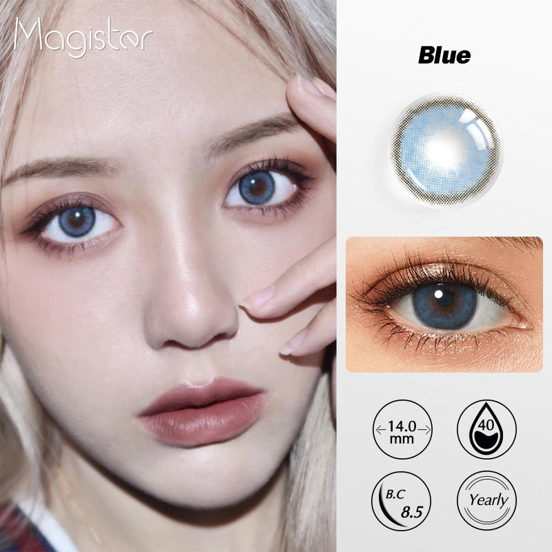 Mystery Blue Colored Contacts