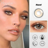 Gleam Hazel Colored Contacts