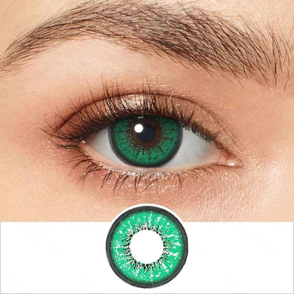 Flame Green Colored Contacts
