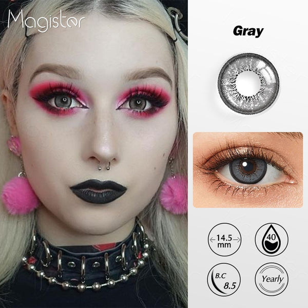 Flame Gray Colored Contacts