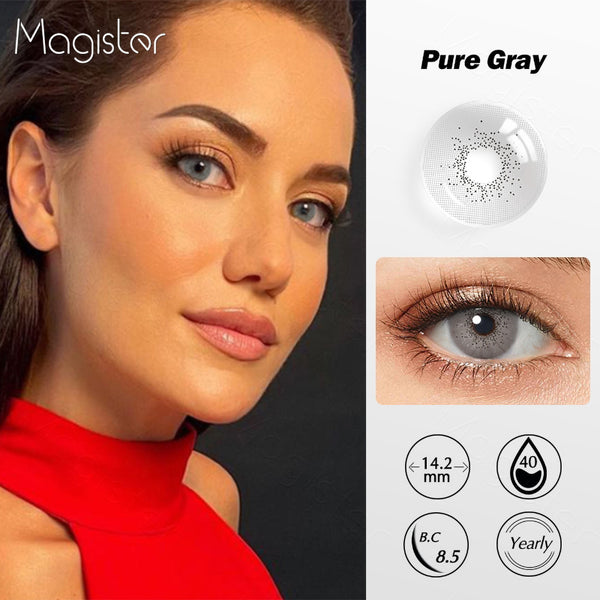 Pattaya Pure Gray Colored Contacts