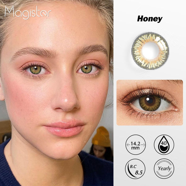 MG Honey Colored Contacts
