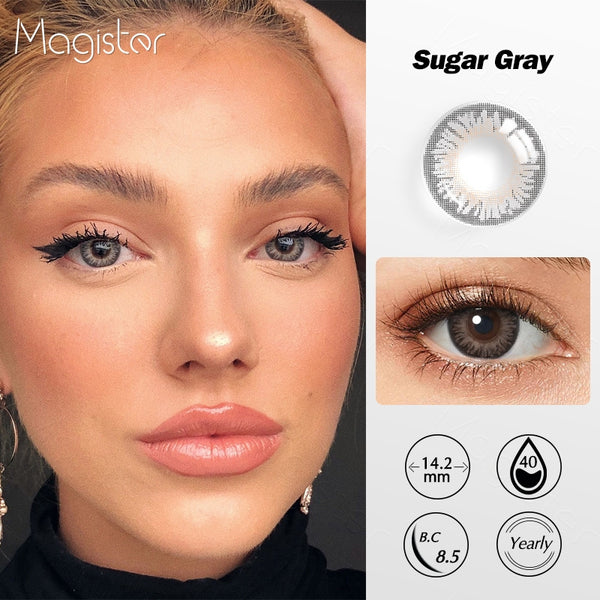 MG Sugar Gray Colored Contacts