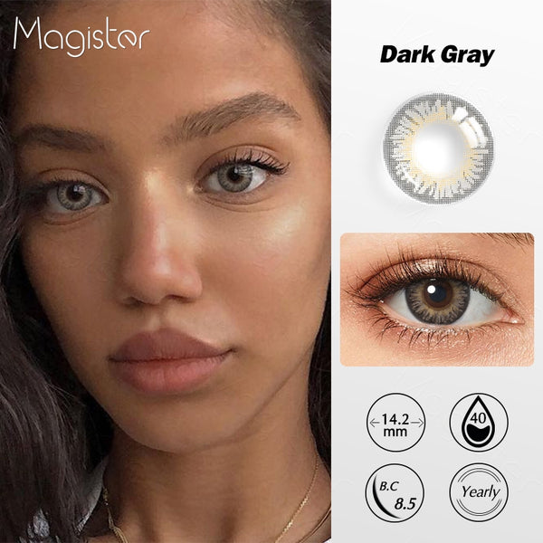 MG Dark Gray Colored Contacts