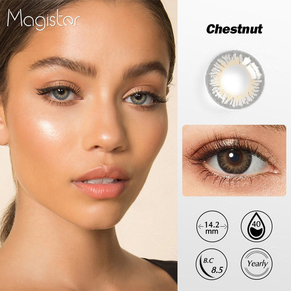 MG Chestnut Colored Contacts