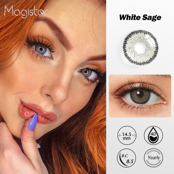Bloom White Sage Colored Contacts
