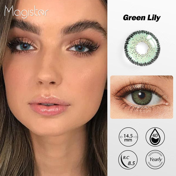 Bloom Green Lily Colored Contacts