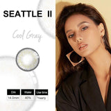 Seattle  II Cool Gray Colored Contacts