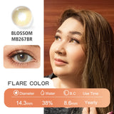 Blossom Brown Colored Contacts