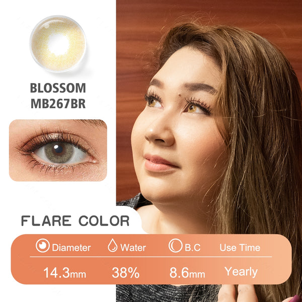 Blossom Brown Colored Contacts