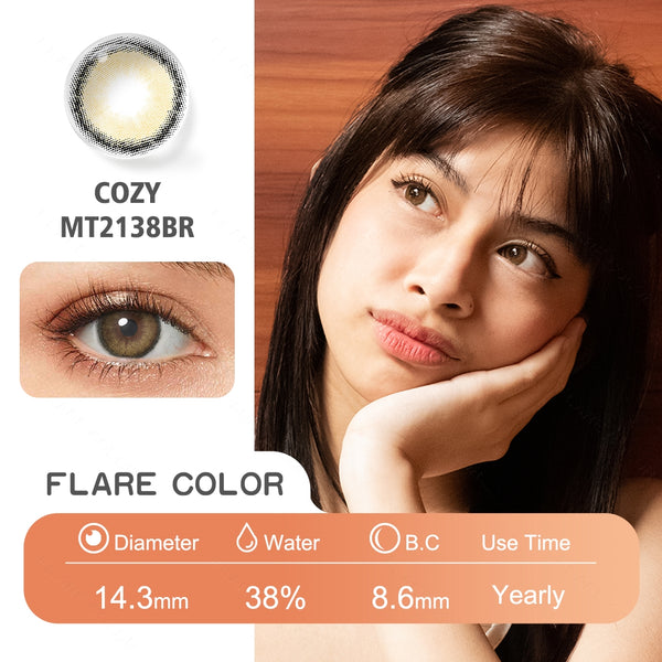Cozy Brown Colored Contacts