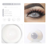 White Mesh Contacts