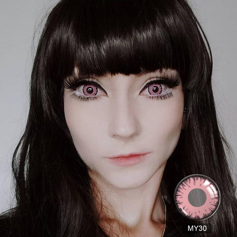 Pink Vampire Contacts