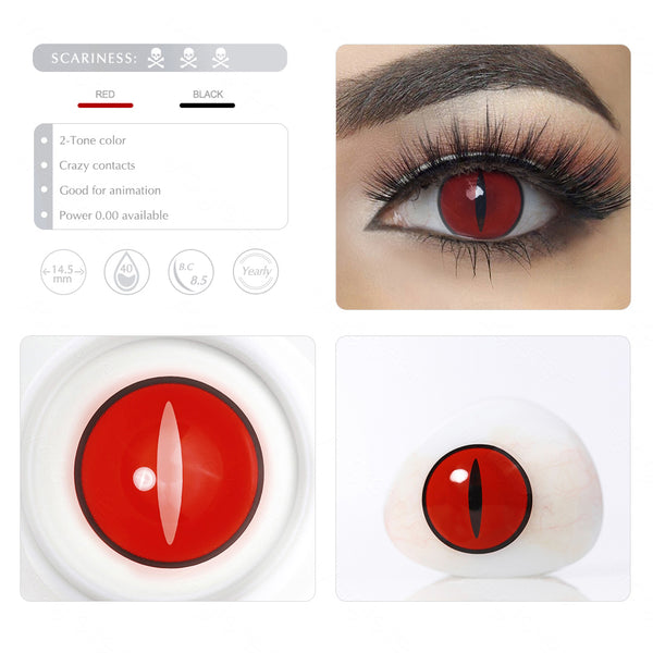 Dragon Red Contacts